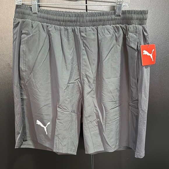 Puma Boxer Lined Woven Shorts, elastic drawstring waist,2 pocket,athletic,casual - Picture 1 of 6